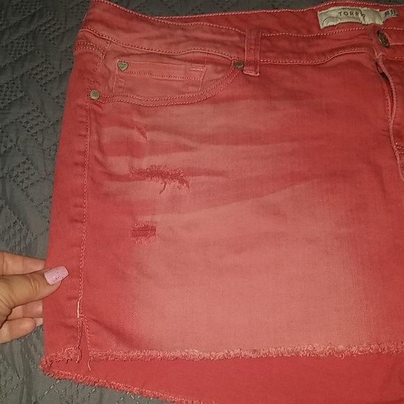 Torrid Red Denim Jeans - Picture 5 of 8